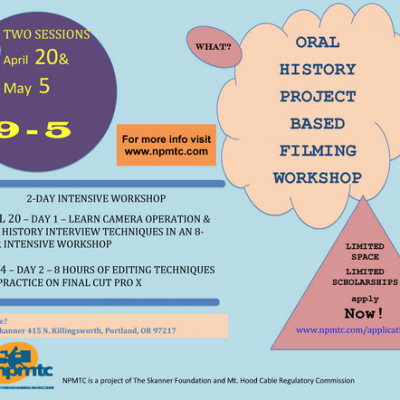2-Day Intensive Camera Workshop hosted by NPMTC